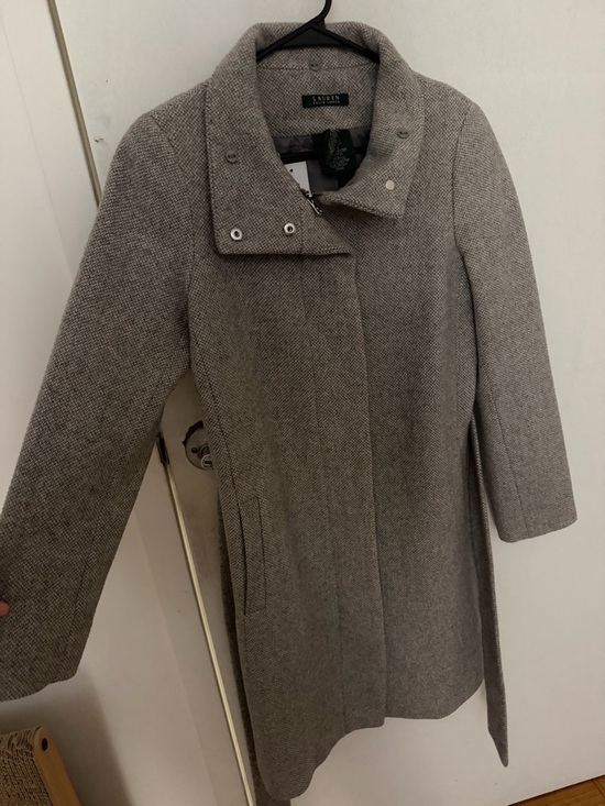 Ralph Lauren Jackets & Blazers - Ralph Lauren Women's Belted Trench Coat in Heather Gray